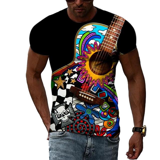 Music Guitar Graphic T-shirt