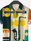 Guitar Saxophone Leisure Hawaiian Shirt