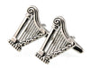 Silver Harp Cufflinks