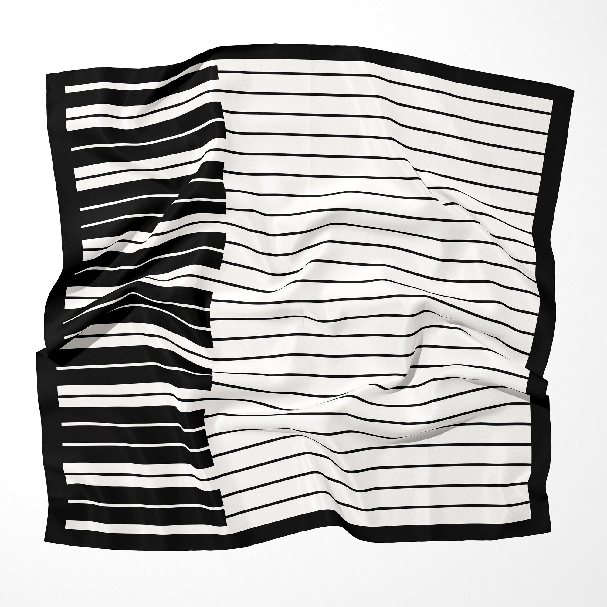 Piano Keyboard Silk Scarf