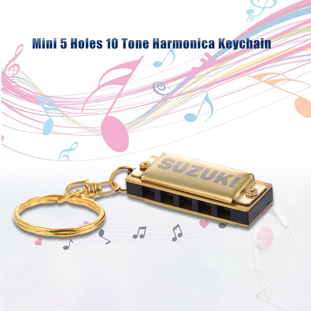 Mini Harmonica Keychain