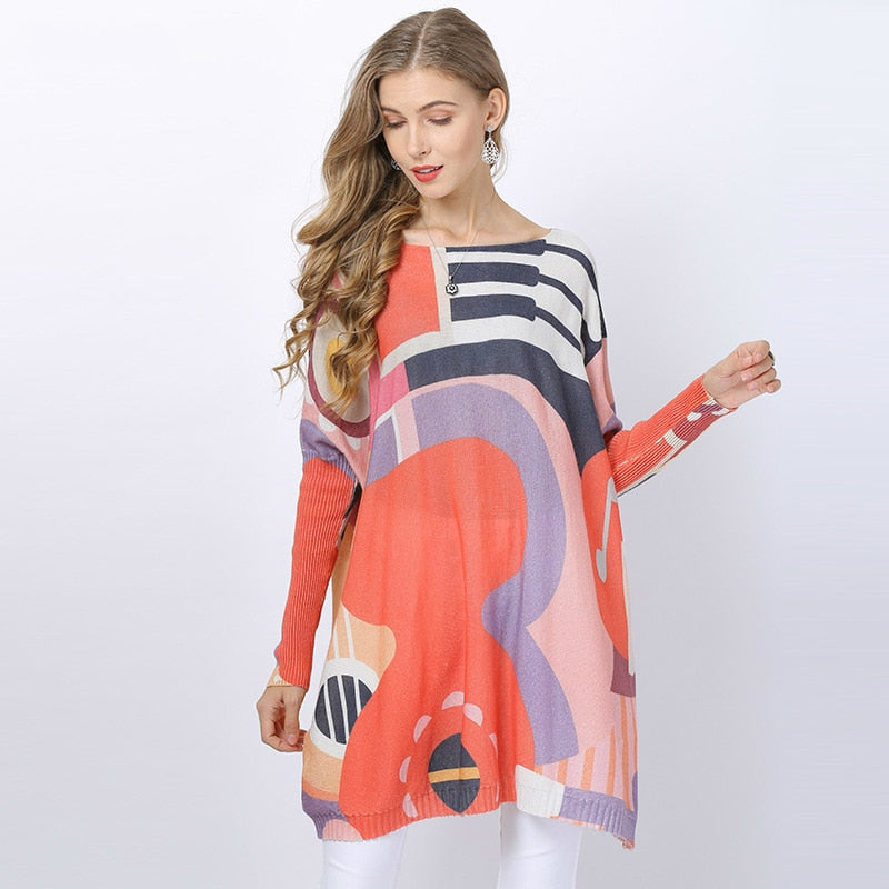 Music Bat Wings Pull-Over Top