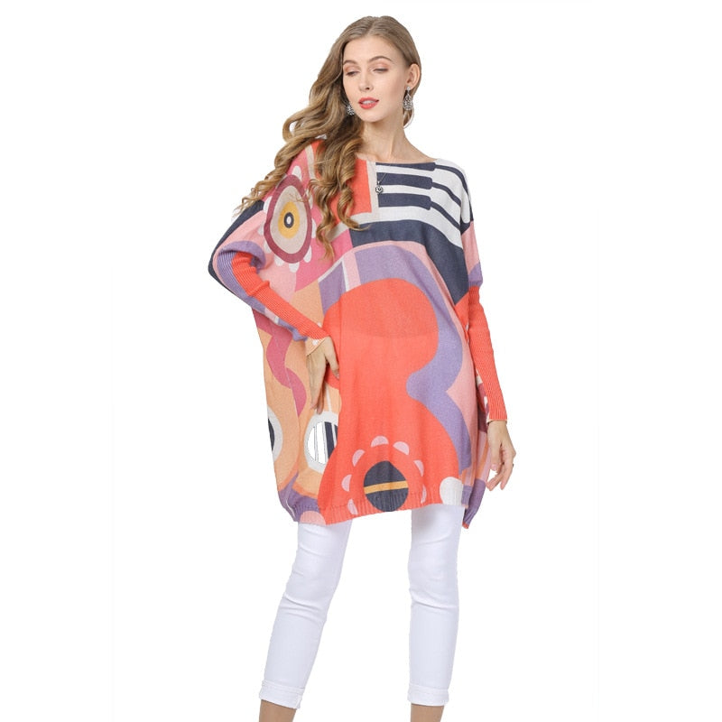 Music Bat Wings Pull-Over Top