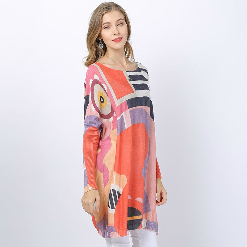 Music Bat Wings Pull-Over Top