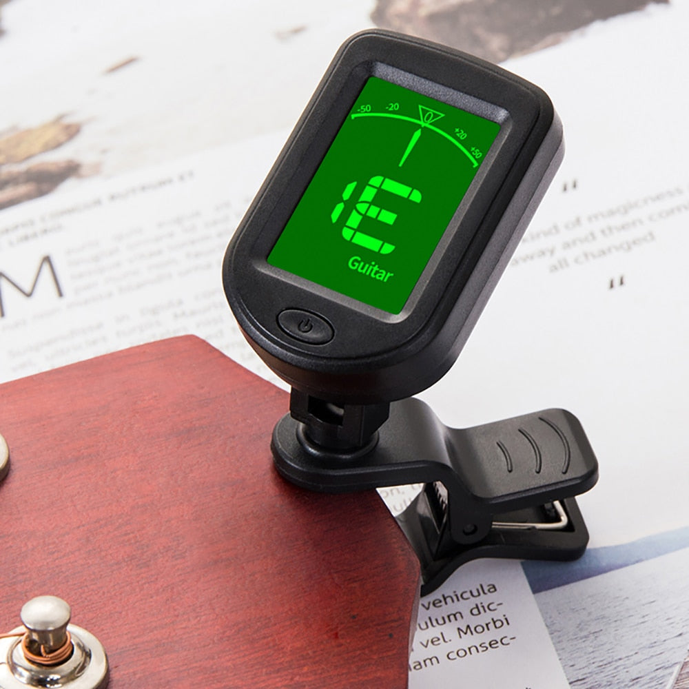 Clip On Tuner (Guitar, Violin, Ukulele, Chromatic)