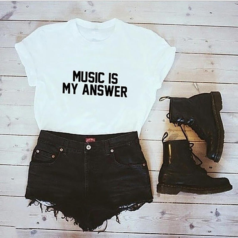 Music Is My Answer T-shirt