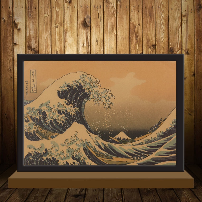 The Great Wave Off Kanagawa Poster