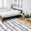 Music Notes Pattern Area Rug