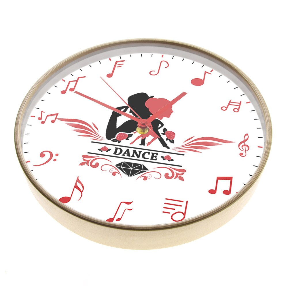 Dancing Music Note Wall Clock