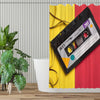 Cassette Tape Shower Curtain