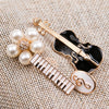 Music instruments Brooch