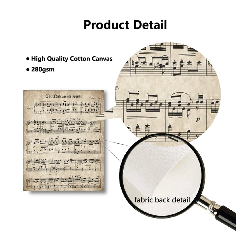 Vintage Sheet Music Poster