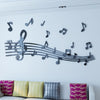 Music Note Acrylic 3D Wall Sticker