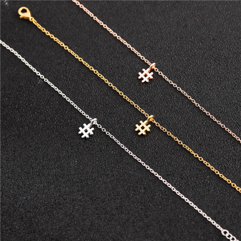 Tiny Music Sharp Note Bracelet