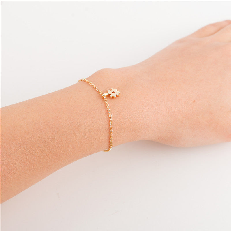 Tiny Music Sharp Note Bracelet