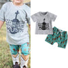 Guitar Print Toddler Baby T-shirt & Shorts