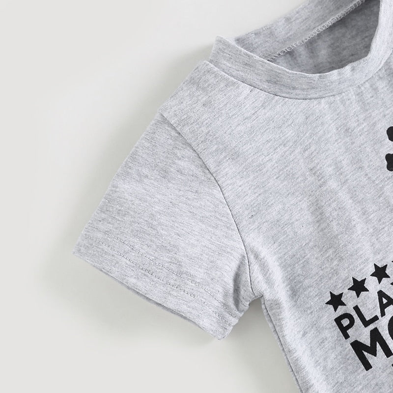 Guitar Print Toddler Baby T-shirt & Shorts