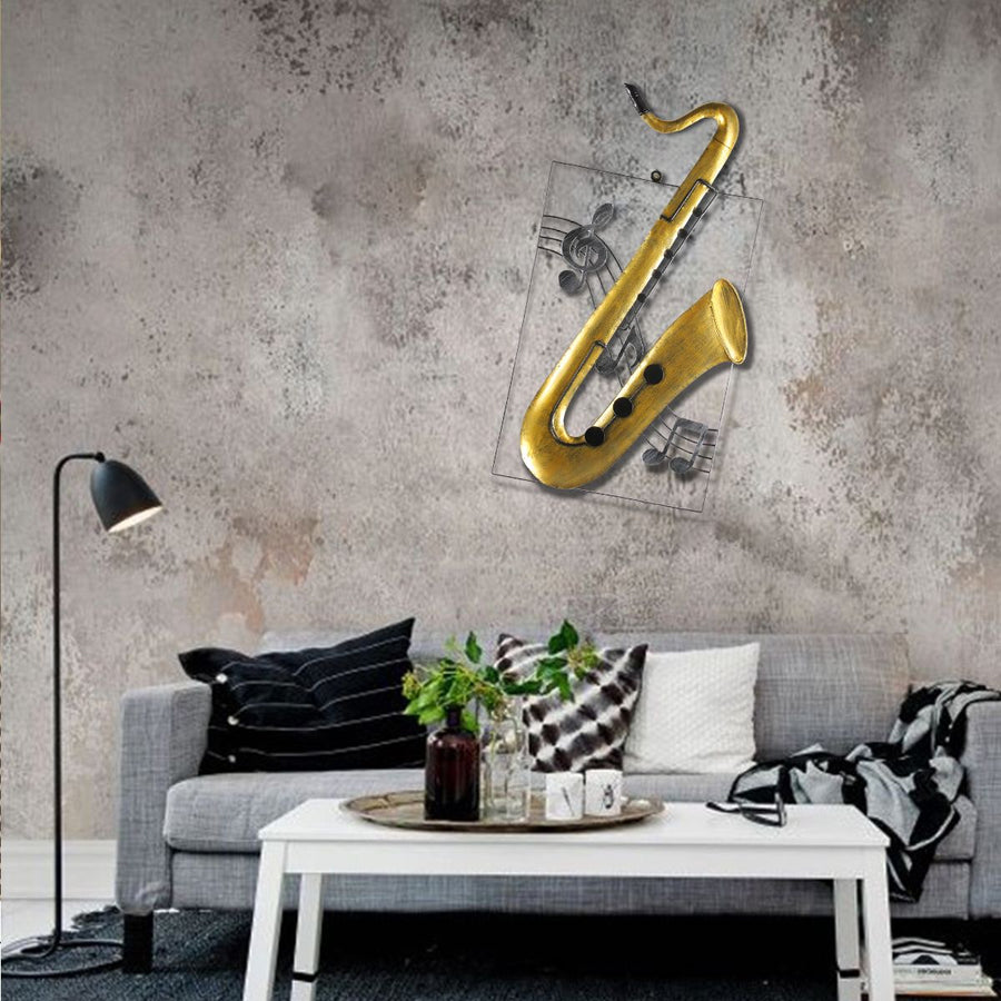 Music Instrument Metal Sculpture
