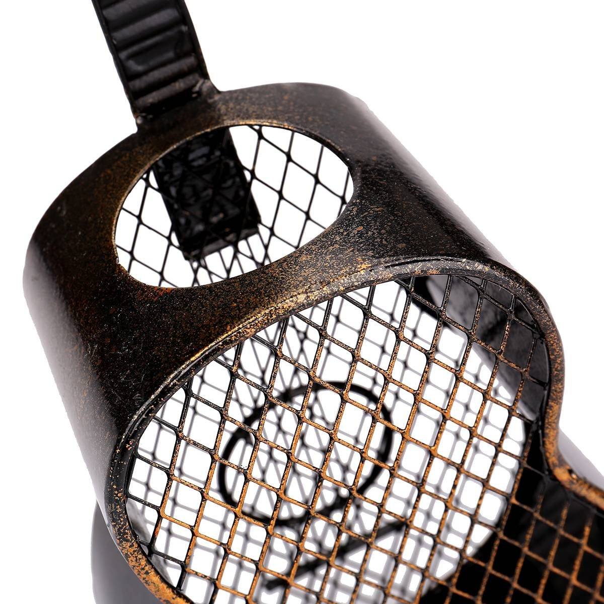 Handcrafts Metal Guitar Wine Cork Container