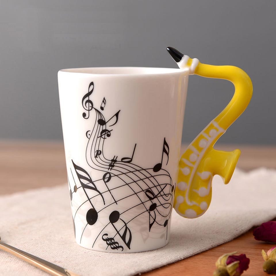 Saxophone Ceramic Mug