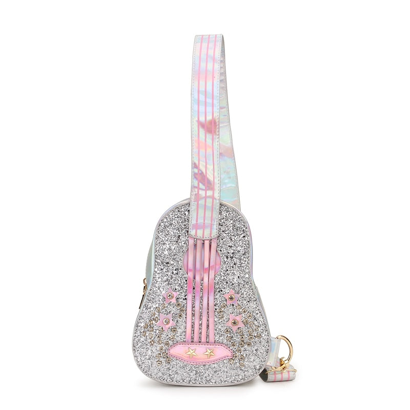 Shiny Guitar Cross-body Bag
