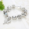 Music Notes Dragonfly Charms Bracelet