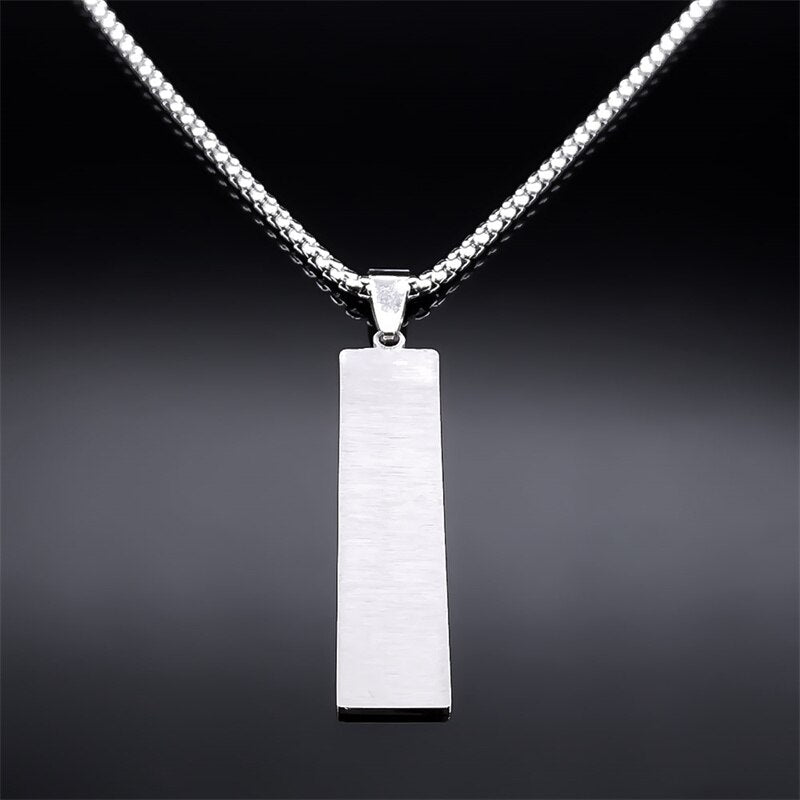 Piano Keyboard Pendant Necklace