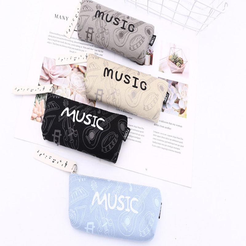 Triangle Music Pencil Bags