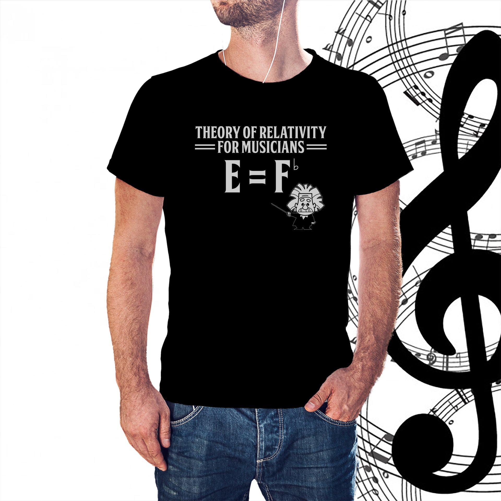 Theory of Relativity for Musician T-shirt