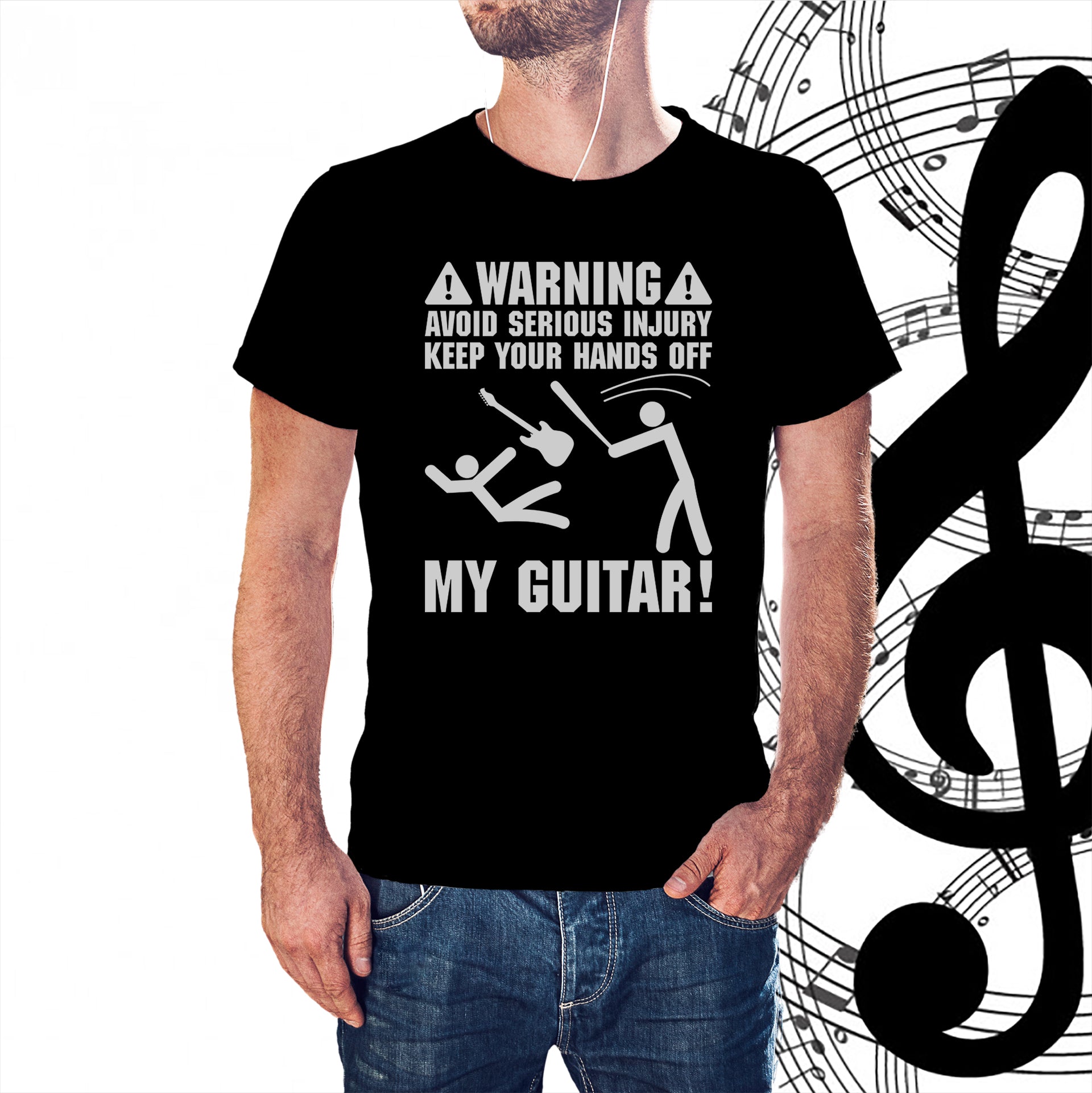 Keep Your Hands Off My Guitar T-shirt