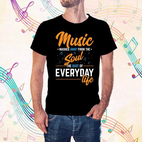 Music Washes Away From The Sound T-shirt
