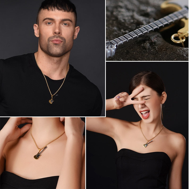 Electric Guitar Necklace
