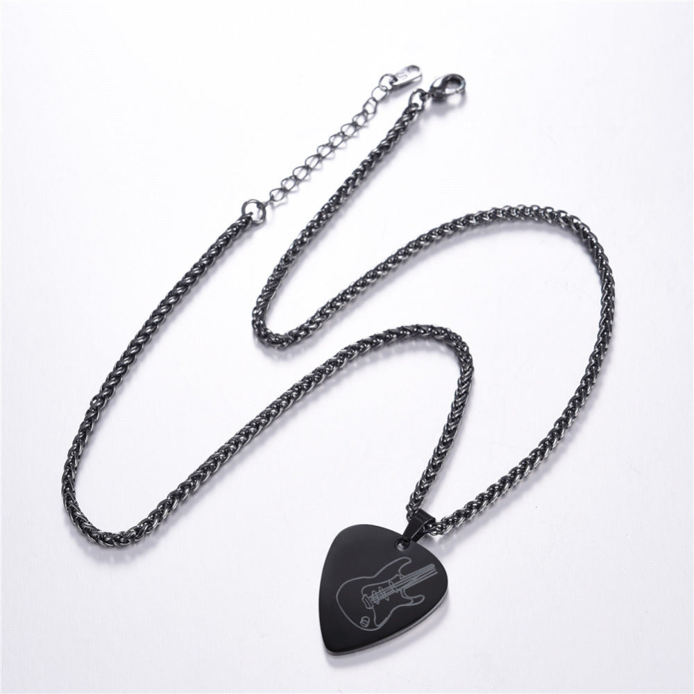 Guitar Pick Pendant Necklace