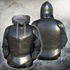 Knights Armor Templar 3D Hoodie