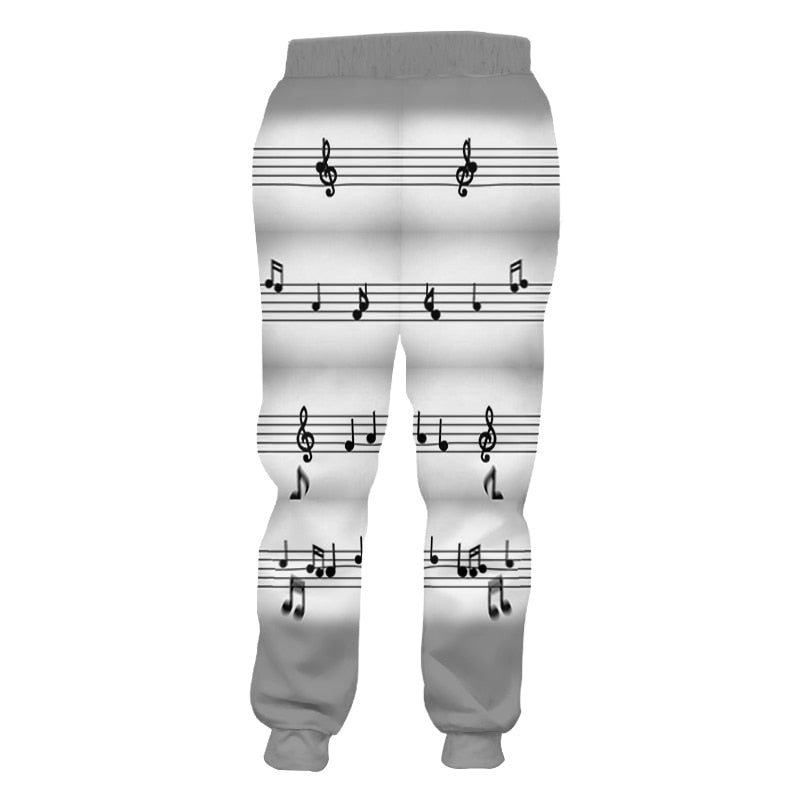 Musical Note 3D Printed Pants