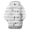 3D Musical Note Hooded Jacket - { shop_name }} - Review