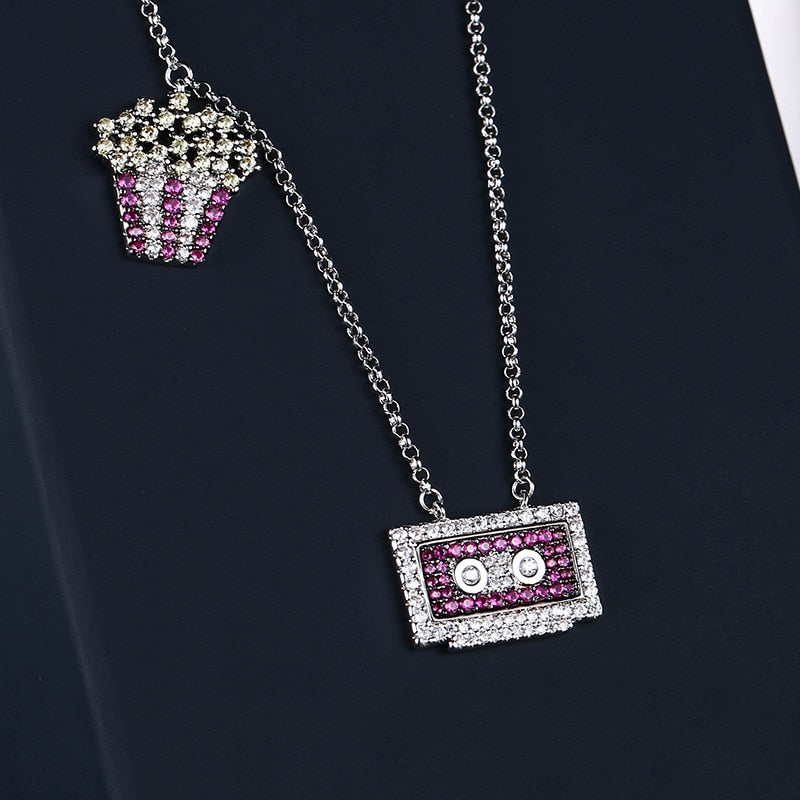 Cupcake Magnetic Tape Necklace