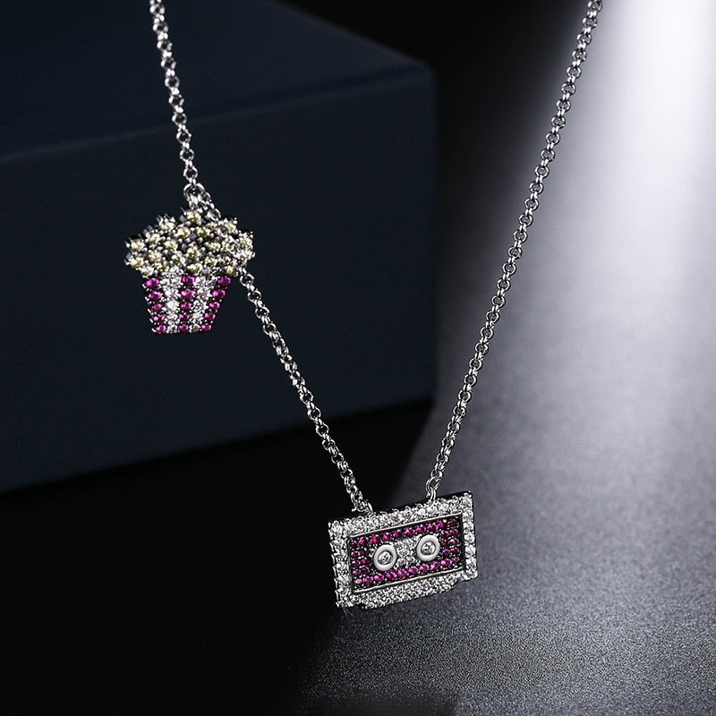 Cupcake Magnetic Tape Necklace