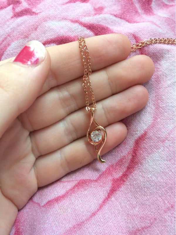 Wedity Musical Note Pendant Necklace Silver Crystal Choker Wedity Musical Note Pendant Necklace Silver Crystal Choker