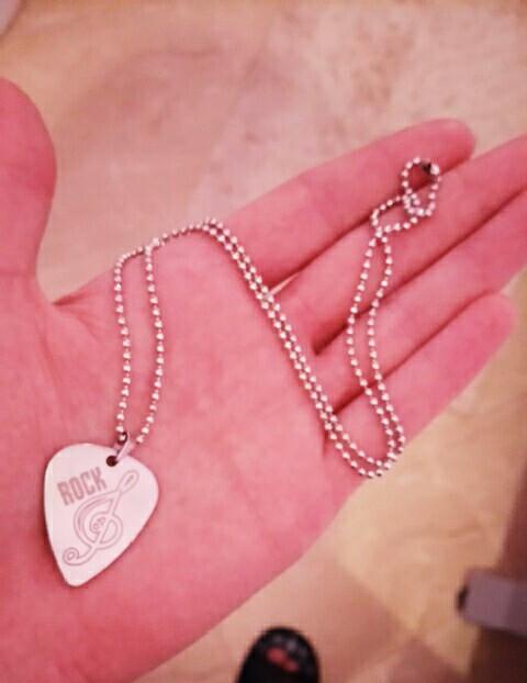 Rock and Roll Guitar Pick Stainless Steel