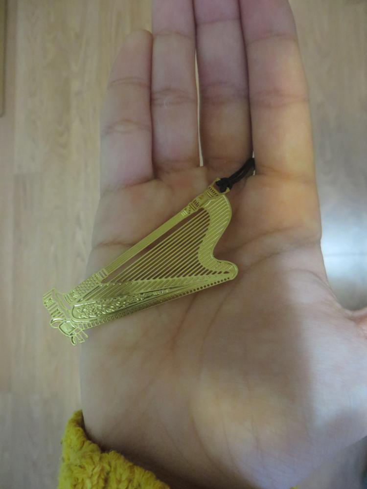 Golden Metal Music Bookmark