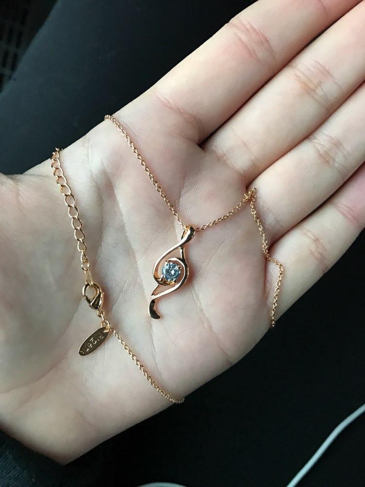 Crystal Musical Note Pendant Necklace - Artistic Pod