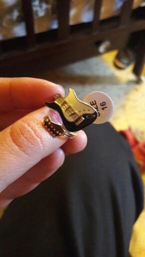 FREE - Colorful Glazed Guitar Ring - Artistic Pod