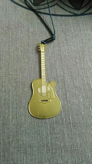 Golden Metal Music Bookmark