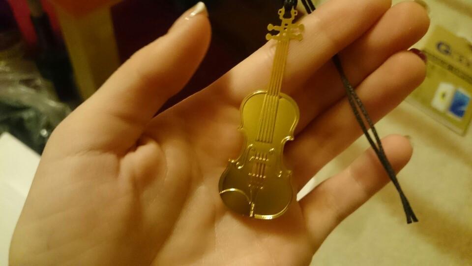 Golden Metal Music Bookmark