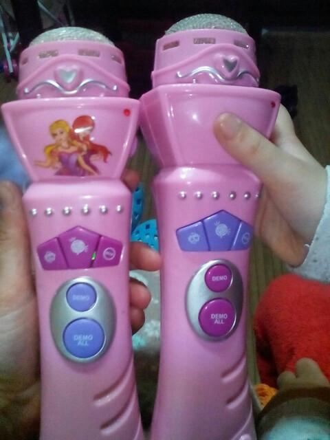 LED Microphone toys for Girls Mic Karaoke - Artistic Pod