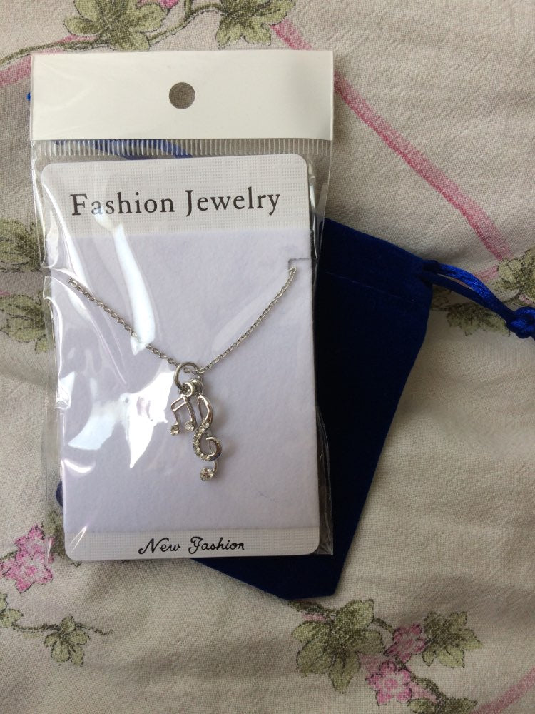 Trendy Music Notes Pendant Necklace - Artistic Pod