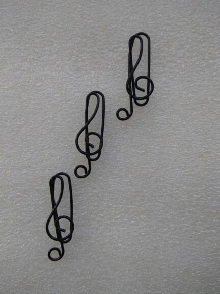 Music Note Paper Clips (9 PCS)