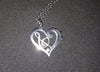 Heart G Clef Bass Clef Necklace