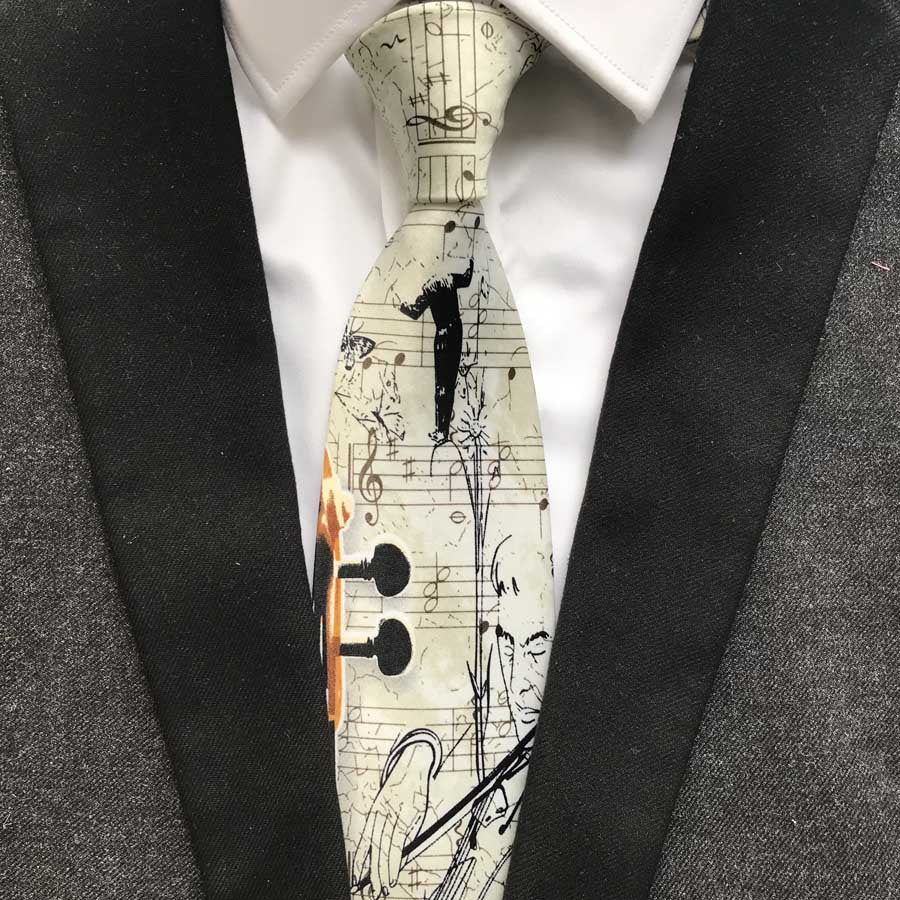 Musical Violin Necktie